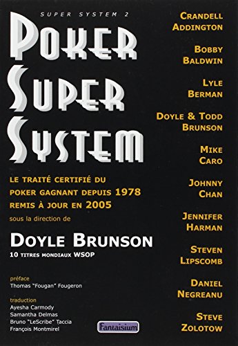 Poker super system Livre PDF Gratuit