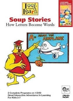 DVD Look & Learn: Soup Stories How Letters Become Words Book