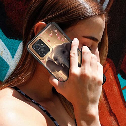 EFGWSDER for Moto G Power 5G 2023 Case,[Dual Layer][10 FT Military Grade Drop Protection] [Non-Slip] Heavy Duty Shockproof Case for Motorola Moto G Power 5G 2023,Cute Elephant with Hearts - image 7