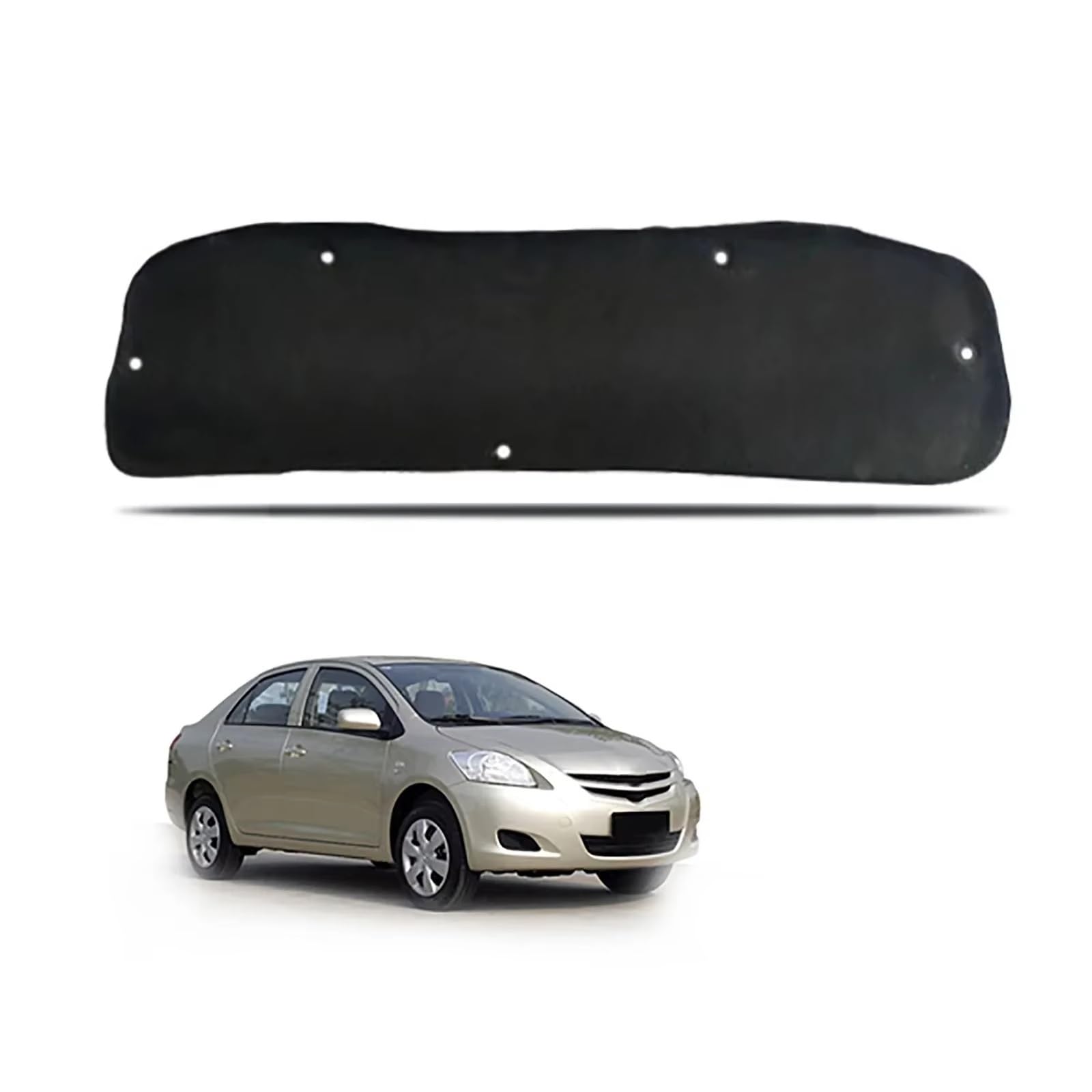 Dämmung Haube Auto Motorhaube Motor Wärme Schalldämmung Pad Schalldichte Abdeckung Matte Kompatibel Mit Toyota Für Vios 2008 2009 2010 2011 2012 2013