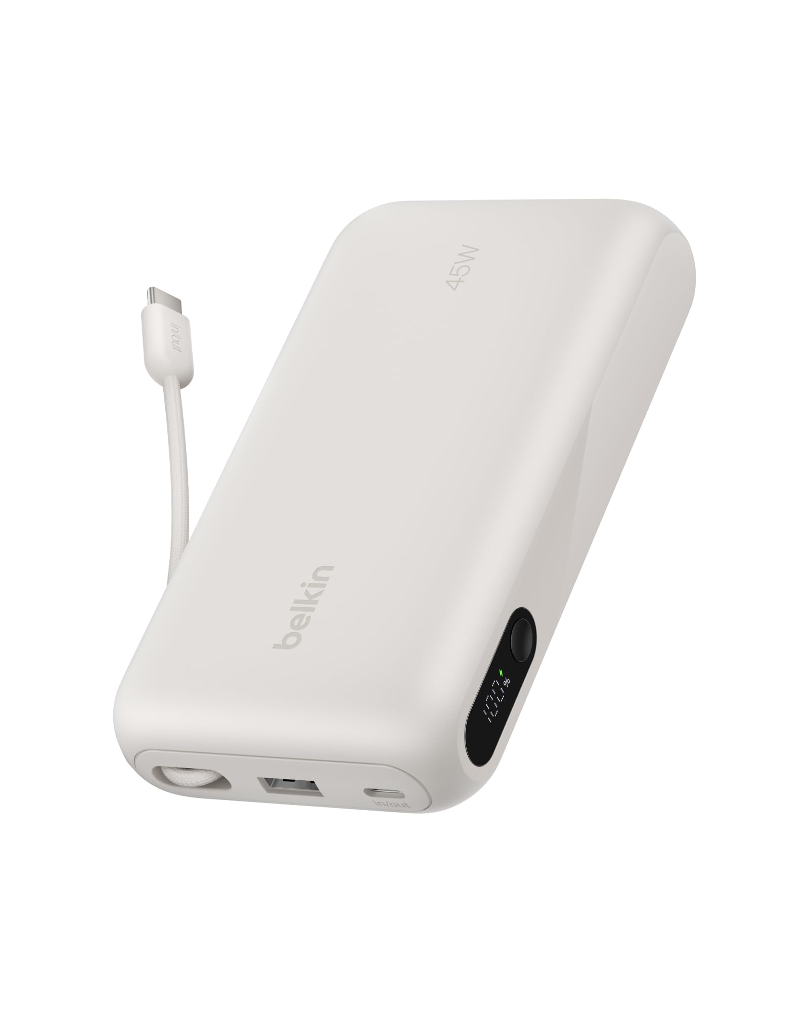 Belkin UltraCharge 20000 mAh USB-C Kablolu ve Ekranlı Power…