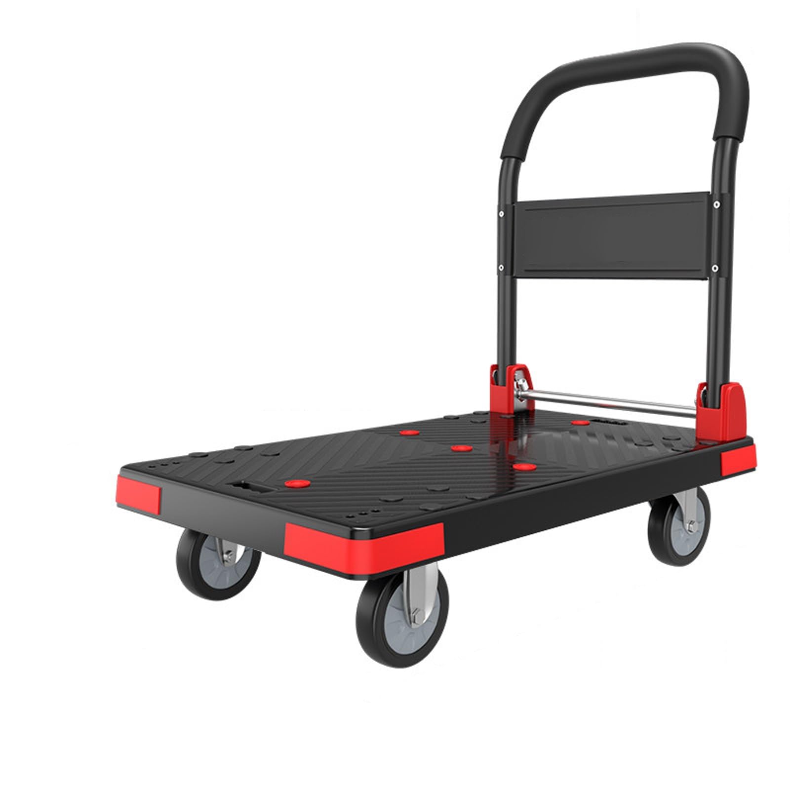 Chariot pliable robuste fini le mal de dos diable renforcé 500 kg à plateau