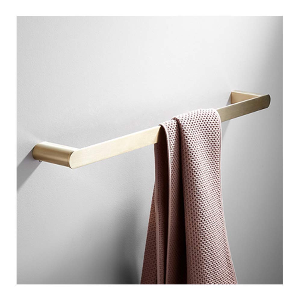 Cuarto De Baño Hardware Toalla Colgante del Estante Nórdica De Latón Cepillado De Acero Inoxidable 304 para Baño De Oro,Singletowelrack