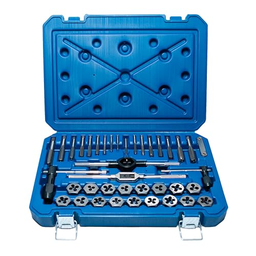 Century Drill & Tool 98900 Fractional Tap and Die Set, 40-Piece