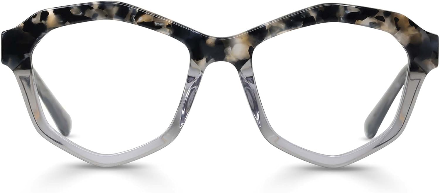 eyebobs - Tough Nut | Premium Reading Glasses for Men and Women | Geometric Frame for Average Faces | Available 0.0x - 4.0x