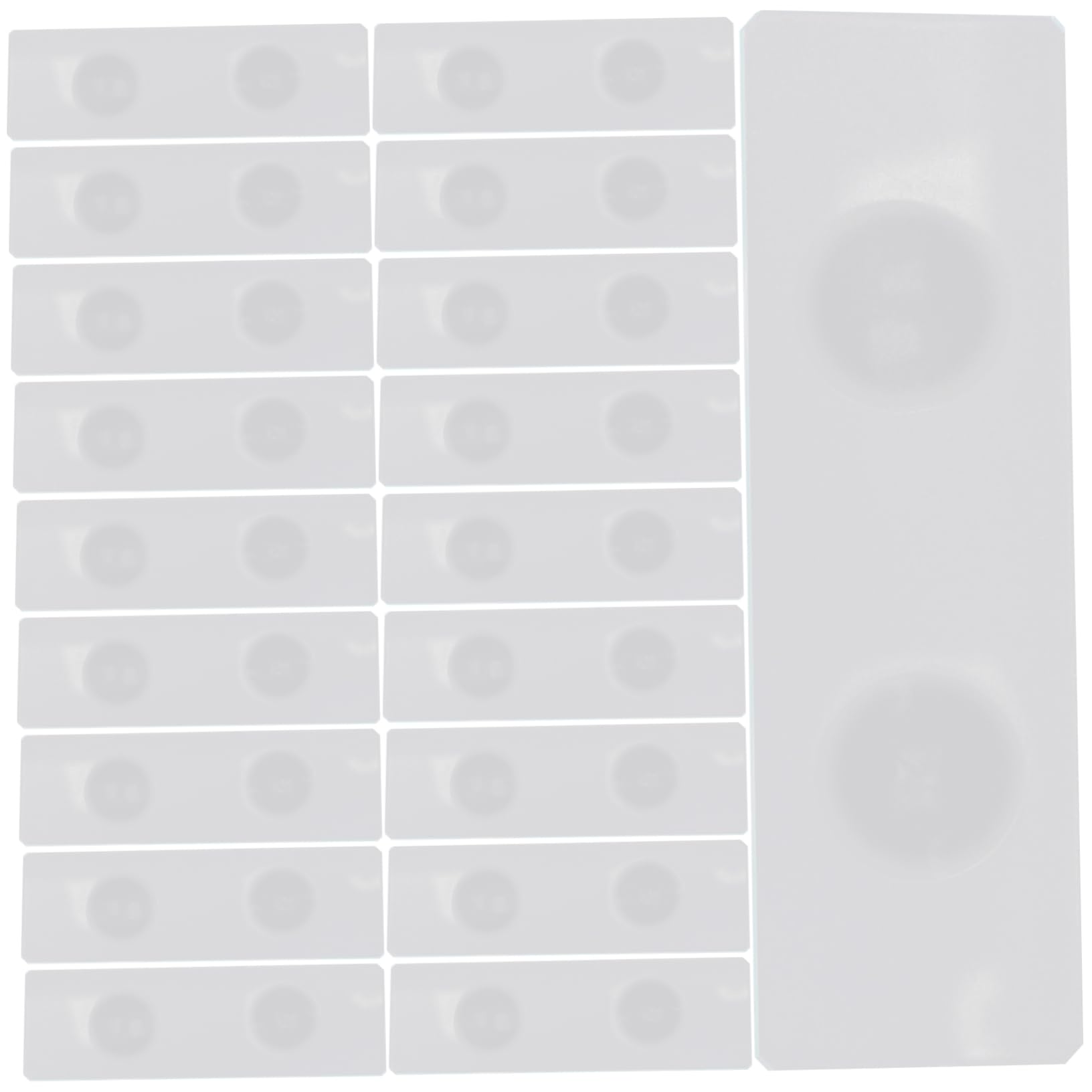 Holibanna de Portaobjetos de Vidrio Doble Cóncavo Superficie Lisa 50 Piezas para Muestras Acuáticas para Laboratorio y Observación Precisa