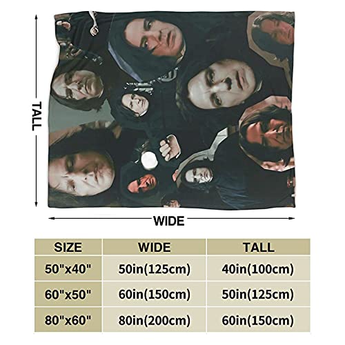 Alan Rickman miękki i wygodny wełniany koc polarowy narzuta koc do jogi koc plażowy nadaje się do domu i na kemping turystyczny x cale 200 x 152 cm