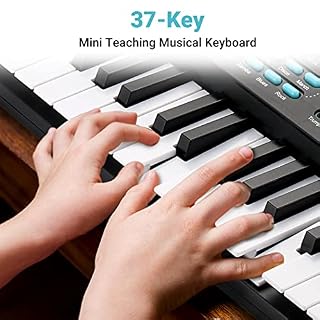 CACOE 37 Clavier Piano Numérique, Piano Numérique avec Microphone pour Cadeau d’enfants, Jouet Piano Electronique pour Enfants et Débutants - Les Beatles, Paul McCartney, John Lennon, RIngo Starr, George Harrison CACOE 37 Clavier Piano Numérique, Piano Numérique avec Microphone pour Cadeau d'enfants, Jouet Piano Electronique pour Enfants et Débutants – Image 2