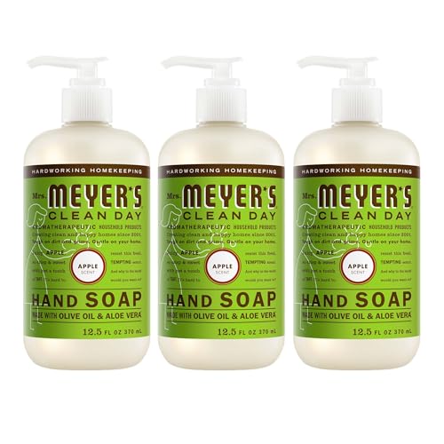MRS. MEYERS CLEAN DAY Hand Soap Made with Essential Oils Apple 12.5 fl. oz - Pack of 3