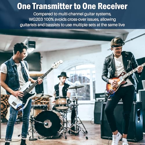 Beigrad WG20301 2.4Ghz Wireless Guitar Transmitter Receiver: Wireless Guitar System thumb #3