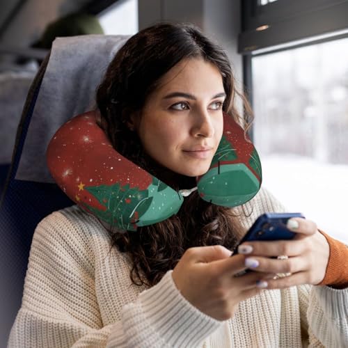 Almohada de espuma viscoelástica para viaje ajustable miniatura 6