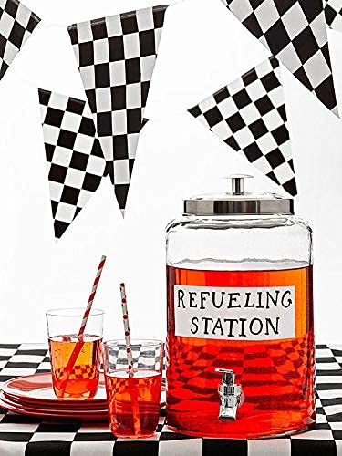 Piokio 100Ft Black And White Checkered Flag Banner Racing Birthday Decorations, For Nascar Race Party Supplies #TOP7