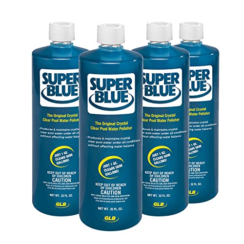 GLB 71205-SP-04BX Super Blue Pool Clarifier 128-Ounces