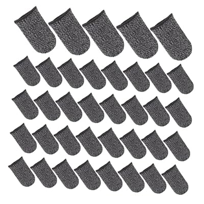 Artibetter Mobile Gaming Finger Sleeves and Phone Touchscreen Devices 50pcs Lightweight Cotton Blend Material with Precision Control, Anti-Slip Design for Enhanced for Game Controllers