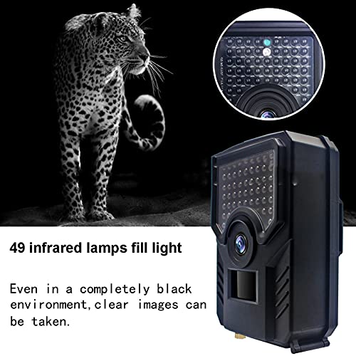 LXLTL Wildkamera, HD Video Wildtierkamera mit Klarer 15M No Glow Infrarot 0.8S Schnelle Trigger Nachtsicht… – Bild 3