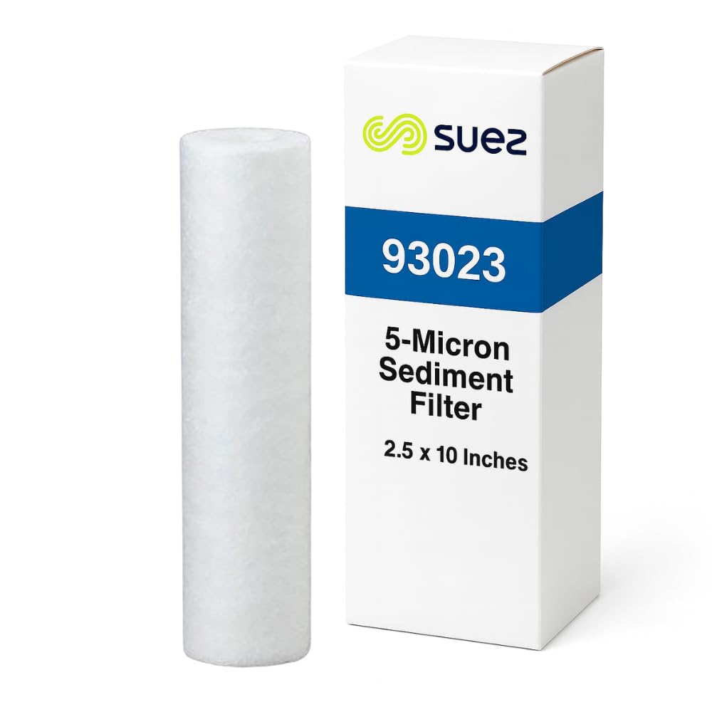 Suez Purtrex 93023 Sediment Water Filter 5 Micron 10 x 2 5 Universal Pre-Filter RO System Compatible Removes