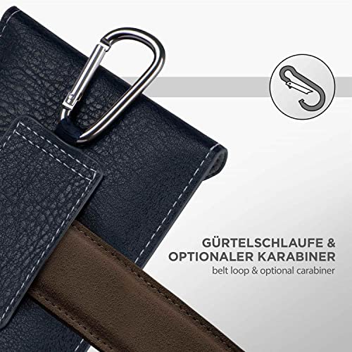 Étui compatible Apple iPhone 7 / iPhone 8 housse protection clip ceinture azur
