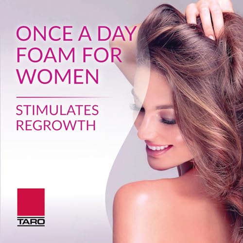 image for Taro Minoxidil Topical Aerosol Foam, 5%, Hair Regrowth Treatment for W