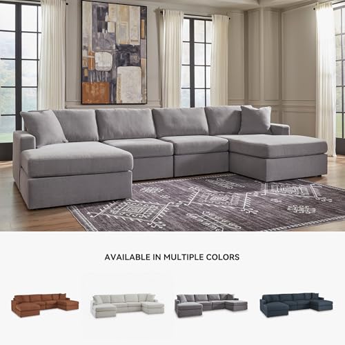 Image of Signature Design by Ashley Modular U-Shaped Double Chaise Sectional