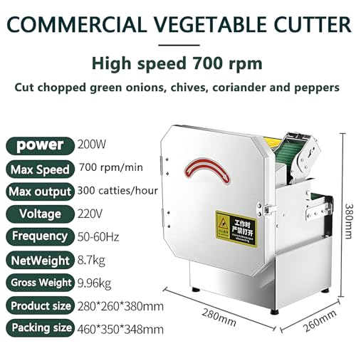 Cortadora eléctrica de vegetales con grosor ajustable miniatura 7