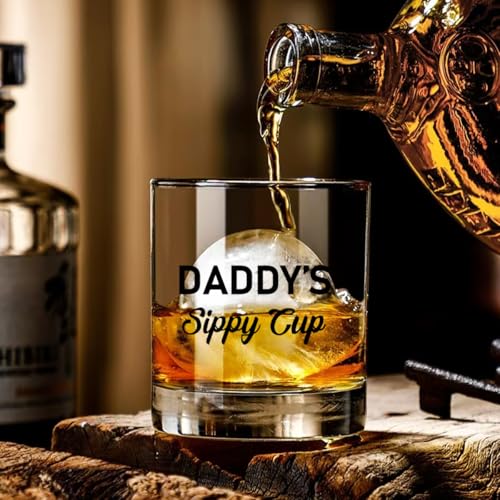 Daddy's Sippy Cup Whiskey Glass - Funny Dad Gift - $9.99 - Image 2