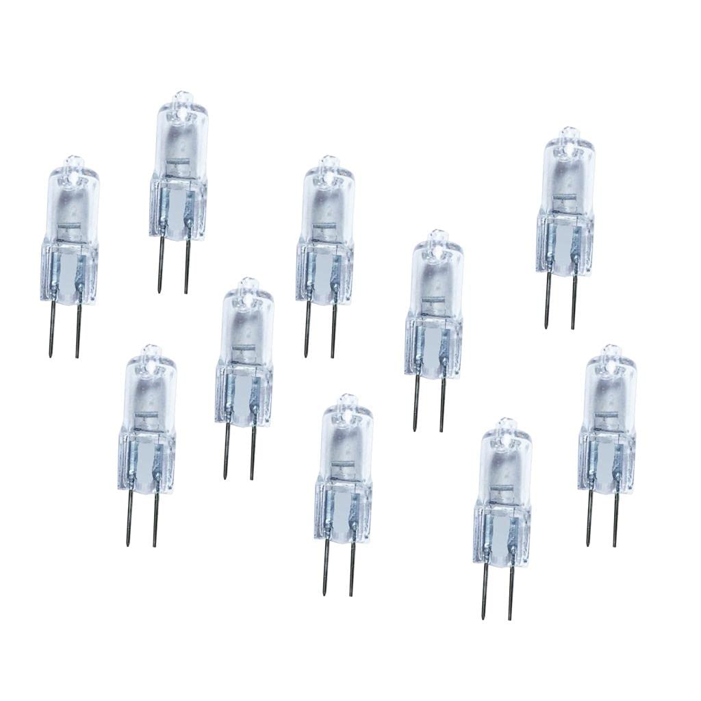 CALANDIS® 10Pcs Super Bright G4 12V 10W Tungsten Halogen Base Bulb Lamp Light Warm White | 10 Piece G4 Tungsten Halogen Lamp-picture-11
