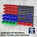 WORKPRO Pegboard Organizer Wall Mounted, 44PC Tool Storage Rack with Bins and Hooks, Peg Board Wall Organizer for Garage Organization, Workshop, Craft Room, Tool Wall Storage System