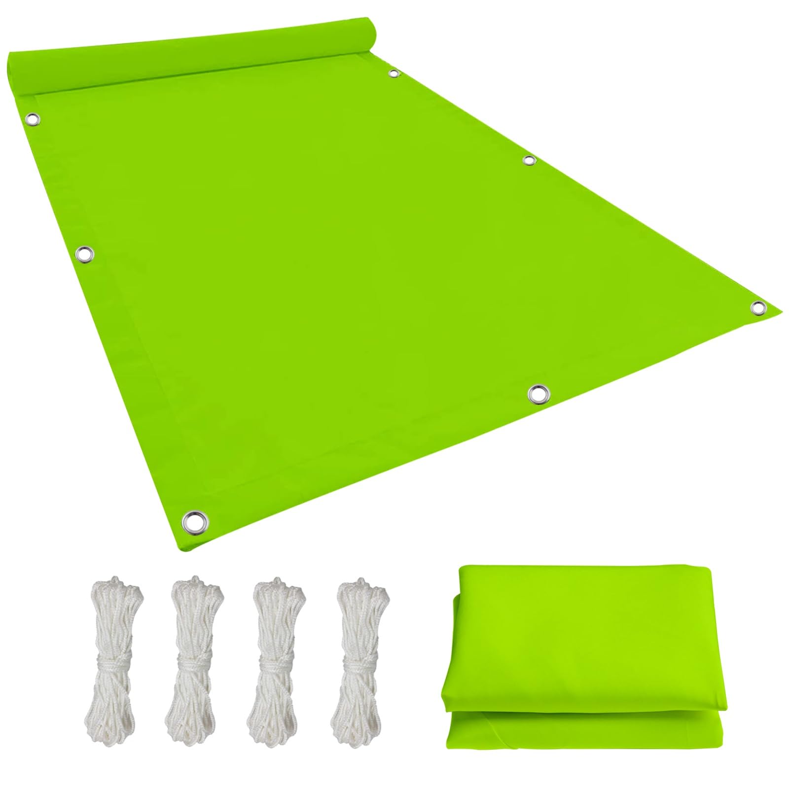 Voile d'ombrage imperméable anti-UV 4x10m pour grand auvent extérieur