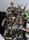 Ebros Gift Norse Viking God Battle Cry Alfather Odin Riding On Sleipnir to Hel Figurine 9