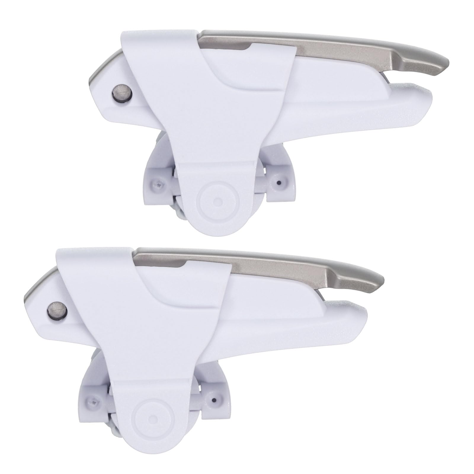 MECCANIXITY Mobile Game Triggers – 1 Pair Universal Fire Buttons For 4.7-6.5 Inch Phones, Silver