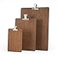 Chalkboards UK, Klemmbrett mit abnehmbarem silberfarbenem Clip, Holz, Holz, dunkle Eiche, A5 (26.2 x 18 x 1cm)