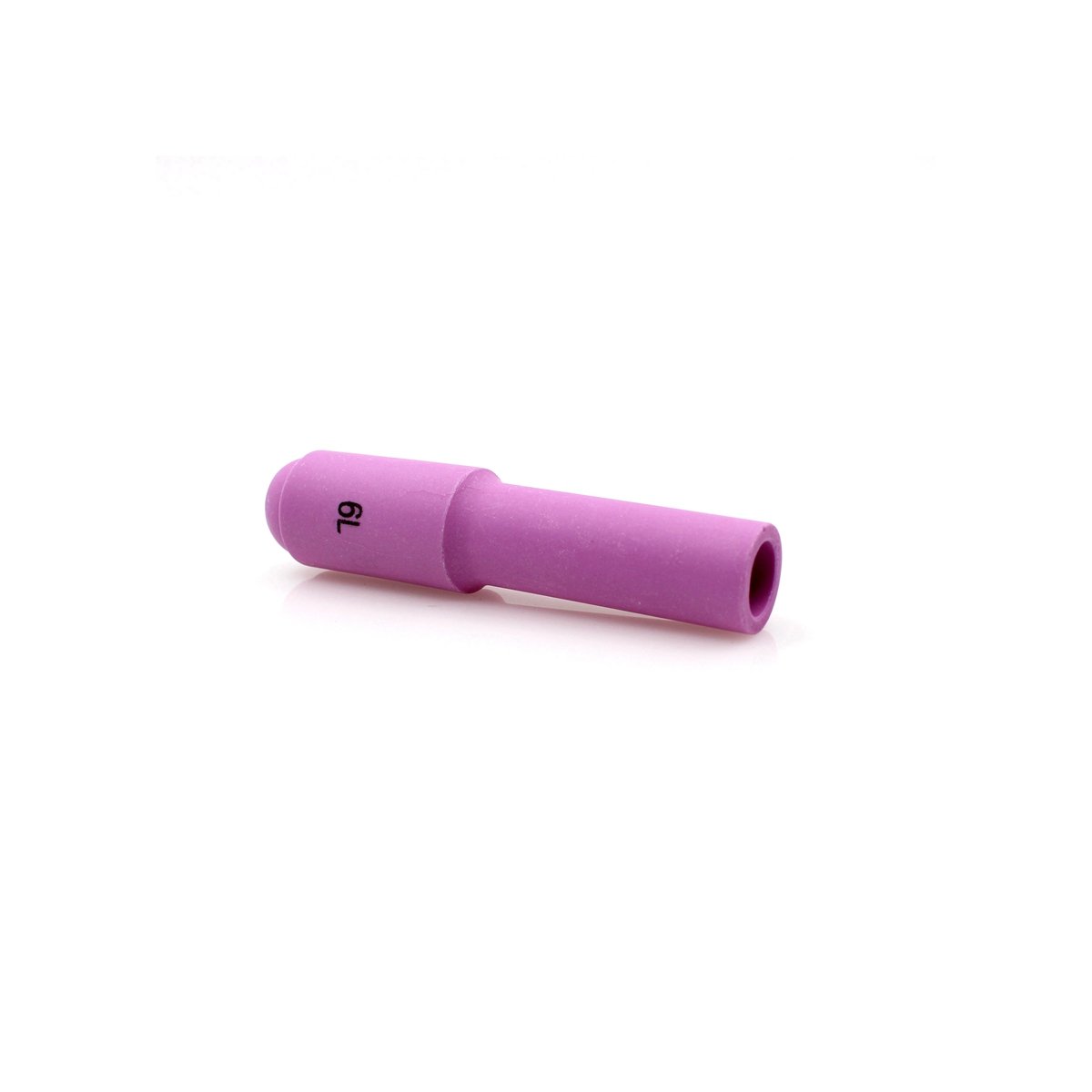 Ceramiczne dysze z długim kubkiem z tlenku glinu 10N48L #6L 10mm i 3/20.3 cm do palnika spawalniczego TIG 17, 18 i 26 Sereis QTY-10
