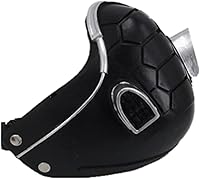 Vista 2 de Máscara de víbora de resina para Halloween, máscara de cosplay de media cara