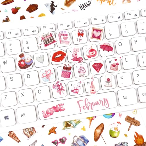Image of 316Pcs+ Seasonal Planner Stickers Sheets Holiday Planner Scrapbook Stickers for Planners Adults Multicolor Waterproof Scrapbook Sticker for Scrapbooking Journaling DIY Crafts Daily Life Party Supplies