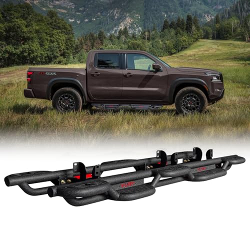 Estribos Laterales de Acero para Nissan Frontier 2005-2025 miniatura 1