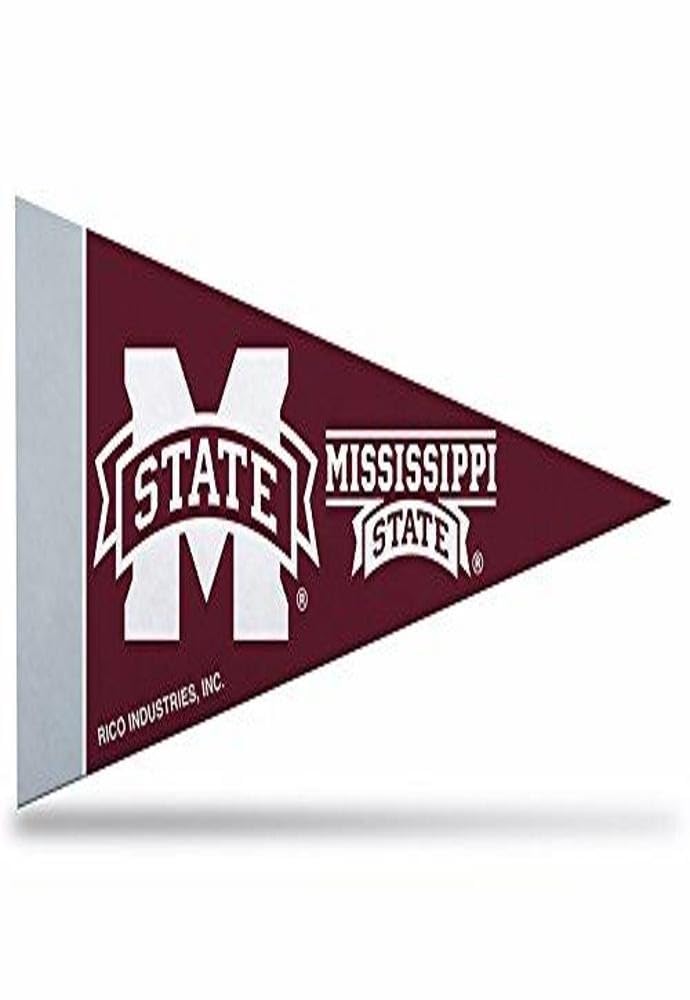 Rico Industries NCAA Mini Pennant Set 4" x 9" Felt Mini Pennant Team Set (Includes 8 Pieces)