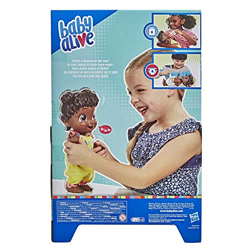 Hasbro Baby Alive Bébé Sautille Kangourou Cheveux Noirs - vue 4