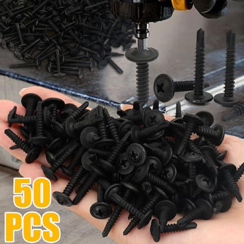 Tornillos autorroscantes de acero inoxidable 25 mm, 50 unidades miniatura 7