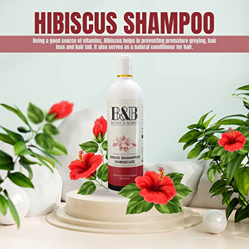 Image of B&B Jasud Shampoo (Hibiscus) Ayurvedic Proprietary Medicien 500 Ml (Pack Of 1)