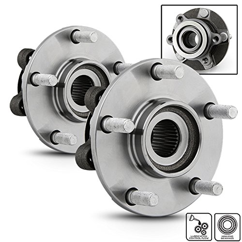 AKKON - for Nissan Rogue Sentra SE-R 513298 Pair of 5-Bolt Front Wheel Hub and Bearing Assembly W/ABS