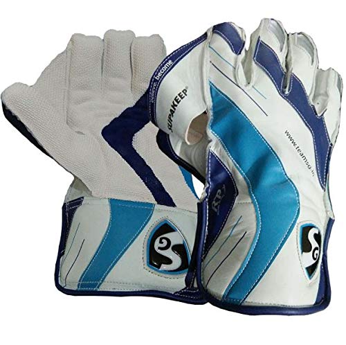 SG Supakeep Wicket Keeping Gloves | Made from The Finest Genuine Leather and has All-Leather Palm Cuffs and Back