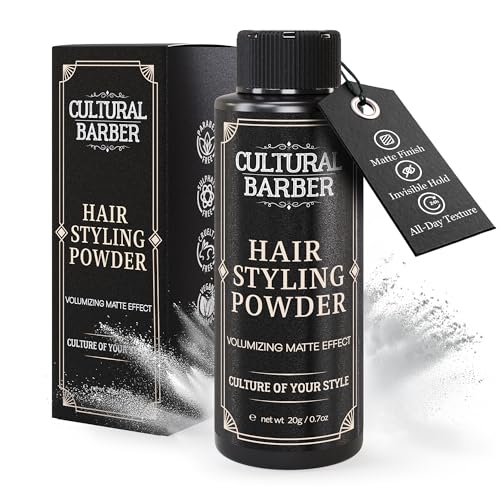 CULTURAL BARBER® Hair Styling Powder – Matte Finish, Invisible Hold, All-Day Texture – 20g