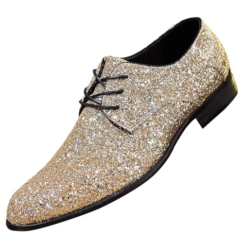 Zapatos de fiesta para hombre dorados el calzado ideal para bodas y eventos nocturnos