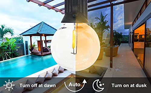 Banord 50Ft Solar String Lights, Outdoor Solar Powered Patio Lights With 23 (1 Spare) Shatterproof G40 Bulbs, Waterproof Solar Hanging Lights String For Garden, Backyard, Patio #TOP4