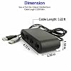 Gamecube Controller Adapter for Switch Gamecube Adapter Wii U and PC, Super Smash Bros Choice Support Four Gamecube Controller and 70IN Long Cable