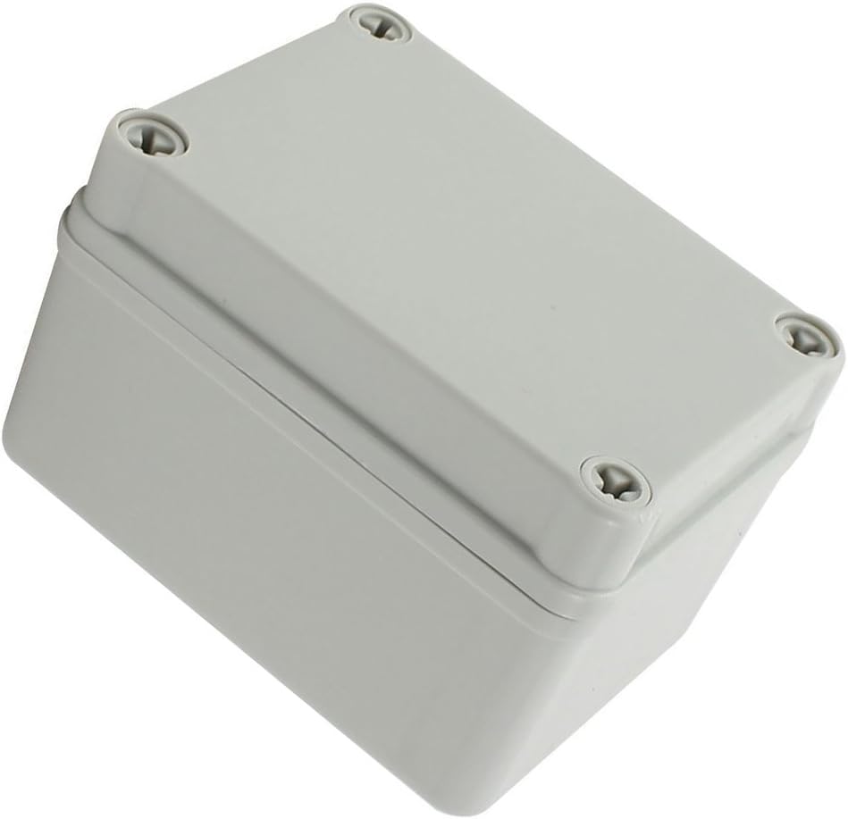 Black Friday 🔥 YXQ 110 x 80 x 70mm ABS Junction Box IP65 Waterproof Grey Electrical Project Case DIY Power Outdoor Enclosure (4.3 x 3.1 x 2.8 inches)