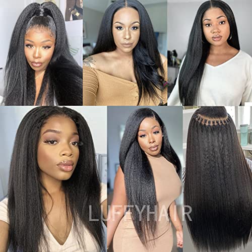 Peruvian Kinky Straight Human Hair Bulk For Braiding Corase Italian Yaki Hair Bundles Extension Bulk Hair Weaving 3Pcs (8inch, 1Pcs/Lot)