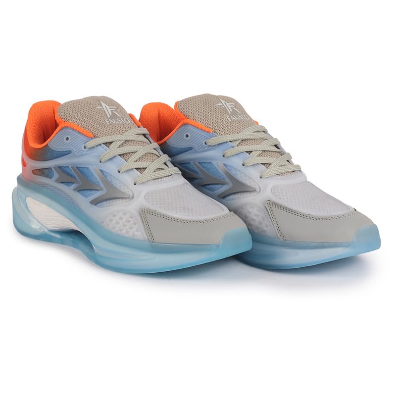 Image of FAUSTO Men's Sports Running Sneakers|Memory Cushion and Anti-Skid Bounce Back Phylon Sole|All Day Comfortable Walking Shoes|Gym and Training Shoes