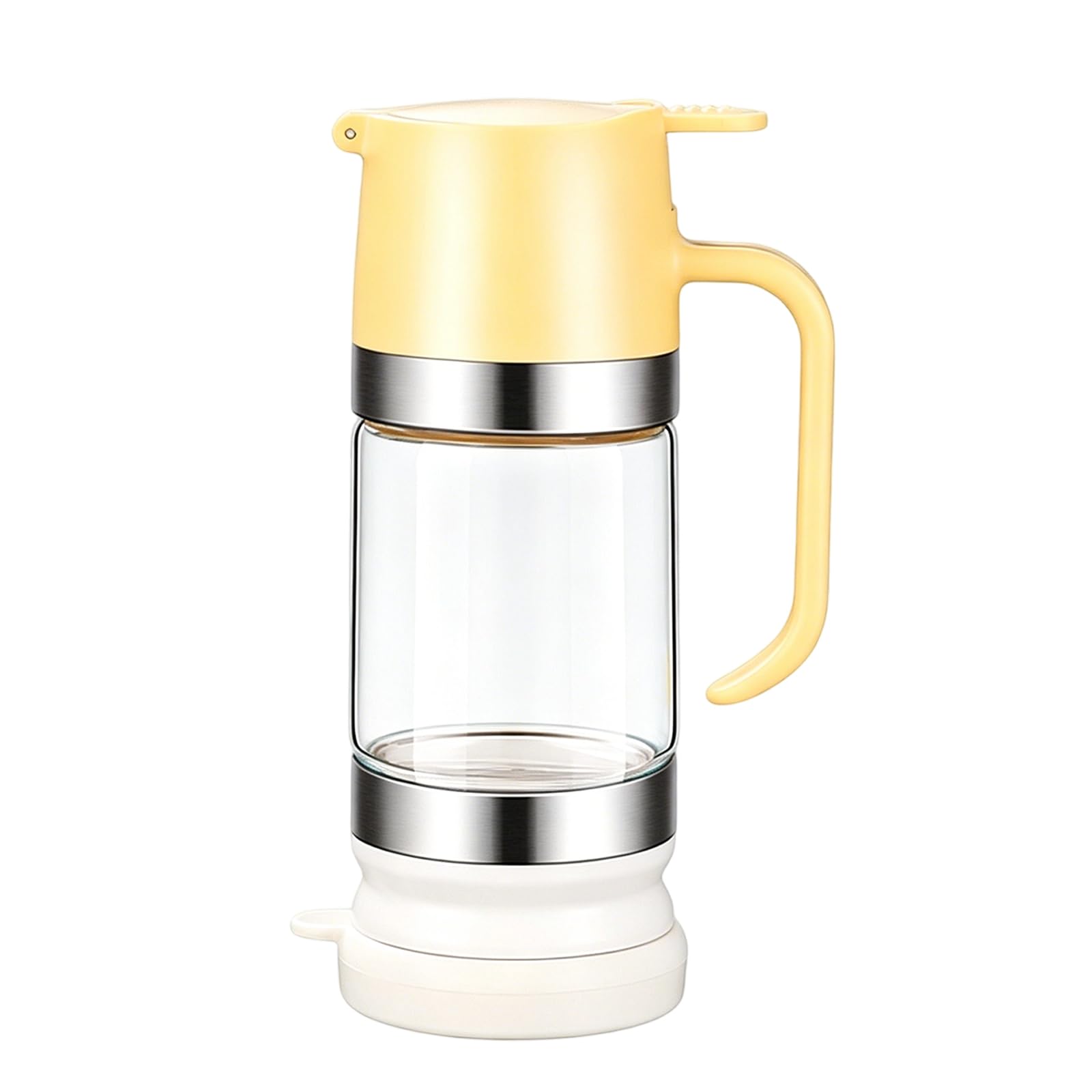 Xjdzineq 350ml Press Top Sweetener Bottle Sturdy Glass Construction Suitable for Restaurants and Home Cooks Dear Container