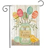 Spring Egg Bouquet Easter Garden Flag Primitive Chick 12.5' x 18' Briarwood Lane